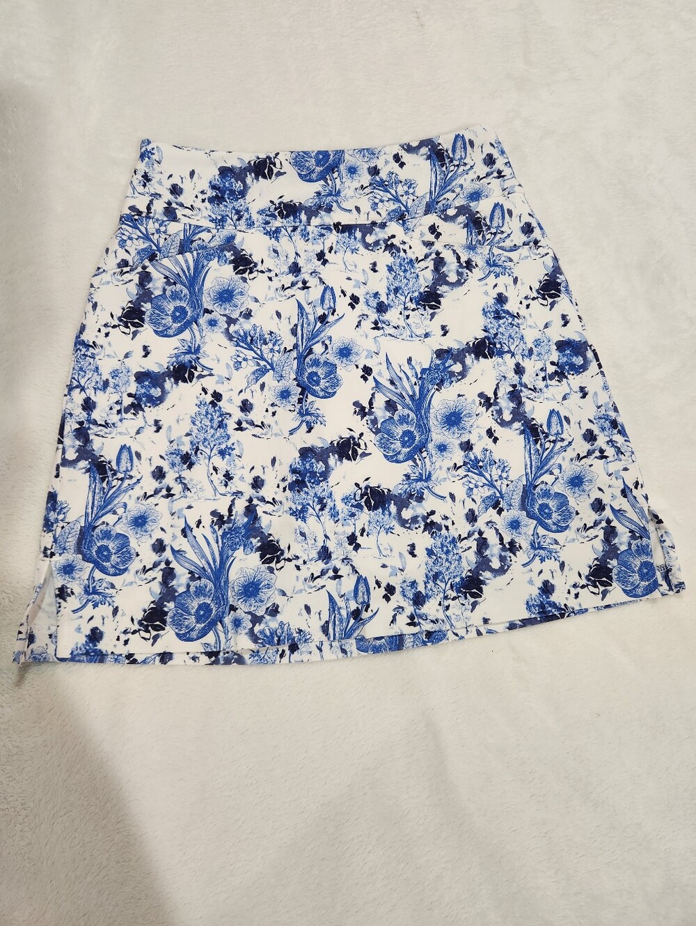 Lady Hagen Women's Toile Floral Print Skort, Size XS